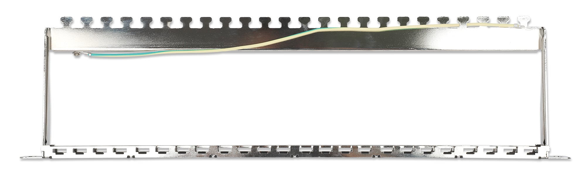 Pannello Patch Modulare Senza Frutti 24 Posti Schermato, 0.5U Nero - Miniatura 5