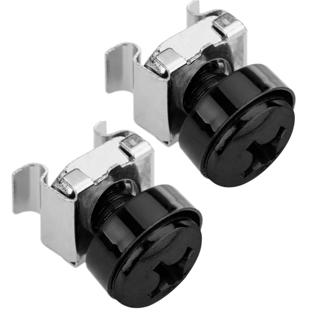 Kit Set 4 Viti 4 Dadi e 4 Rondelle per Montaggio Rack Nero - Miniatura 5
