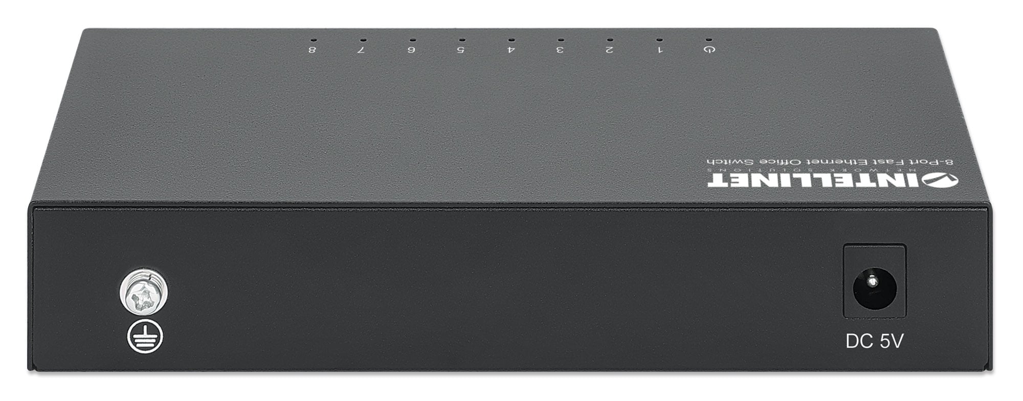 Switch Hub Ethernet 10/100Mbps 8 Porte Desktop in Metallo - Miniatura 5