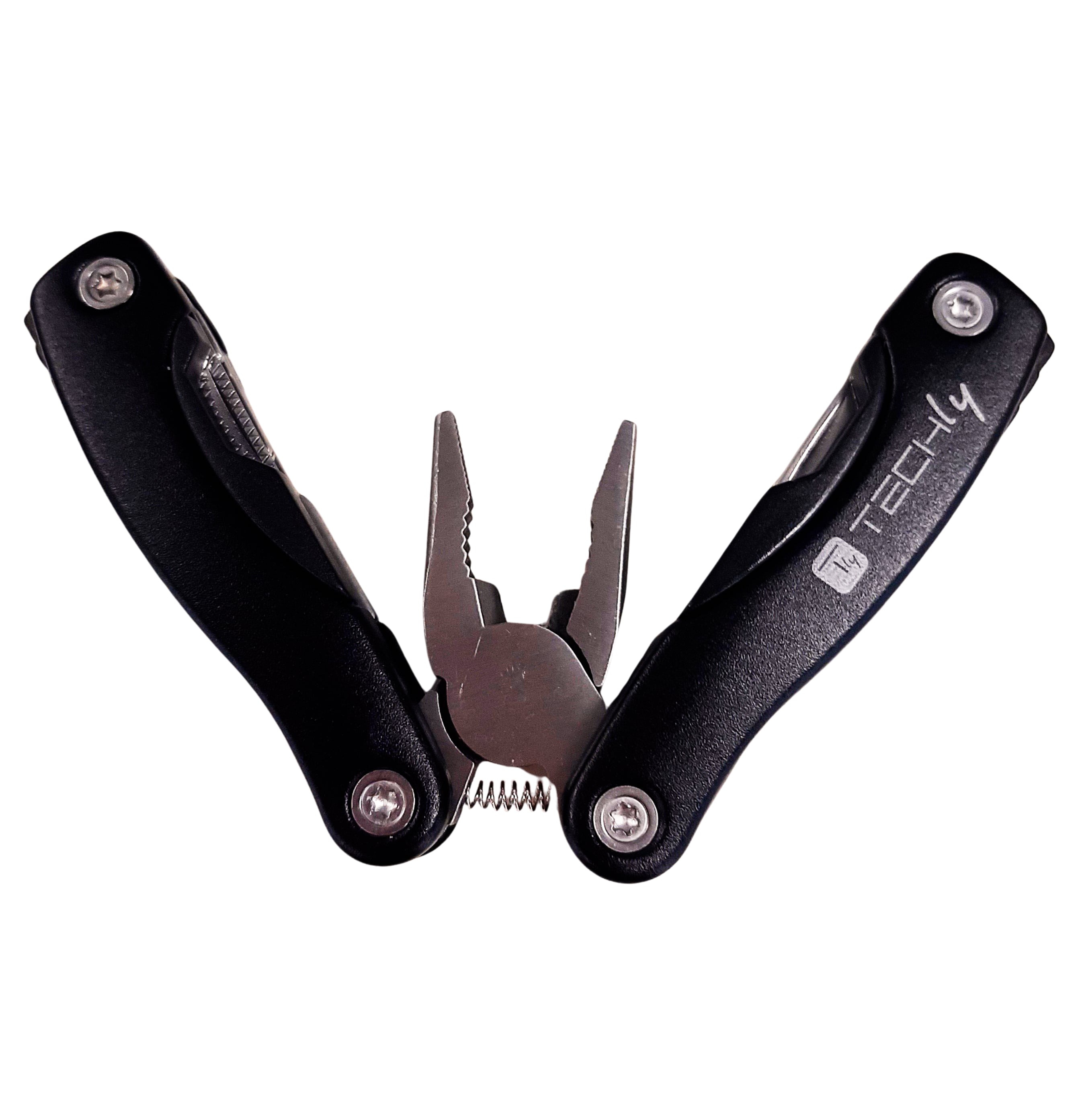 Mini Pinza Multiuso in Acciaio Inossidabile e Alluminio con Custodia - Miniatura 5
