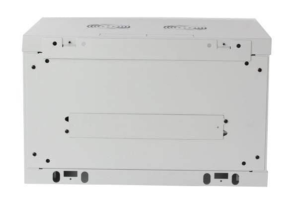 Armadio Rack 19'' a muro 12 unità sezione unica prof. 450mm Grigio - Miniatura 5