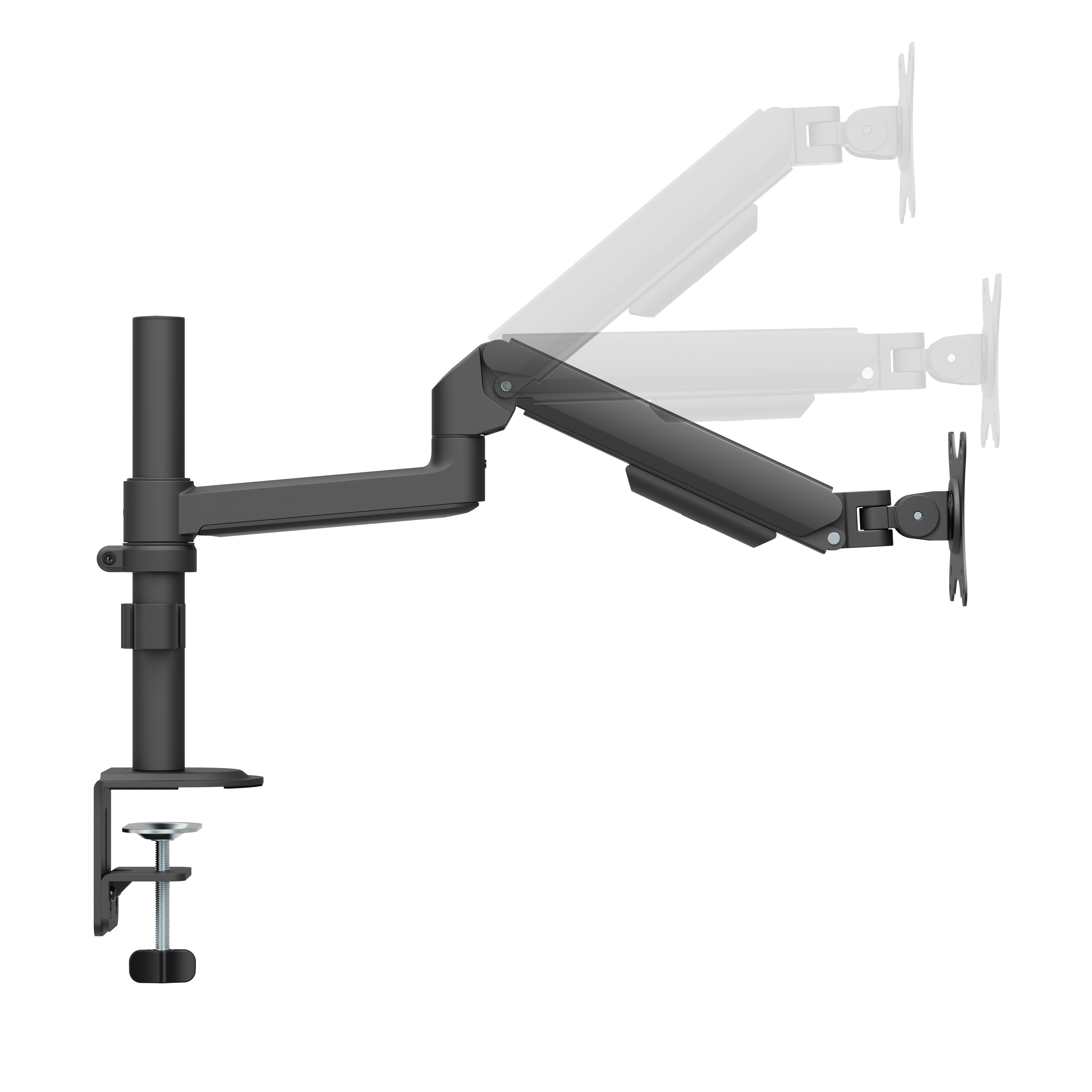 Supporto da Scrivania per Monitor 17-32'' con Molla a Gas Estensione 501 mm - Miniatura 5