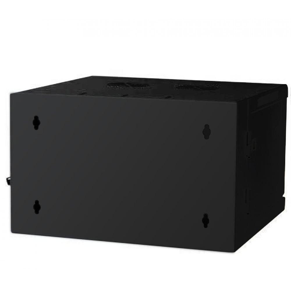 Armadio Rack 19'' a muro 9 unità due sezioni Nero - Miniatura 5