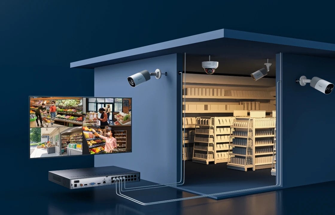 Telecamera di Sicurezza Bullet 8MP Ultra HD 4K PoE IP67, PCB8MZ Serie Professionale - Miniatura 5