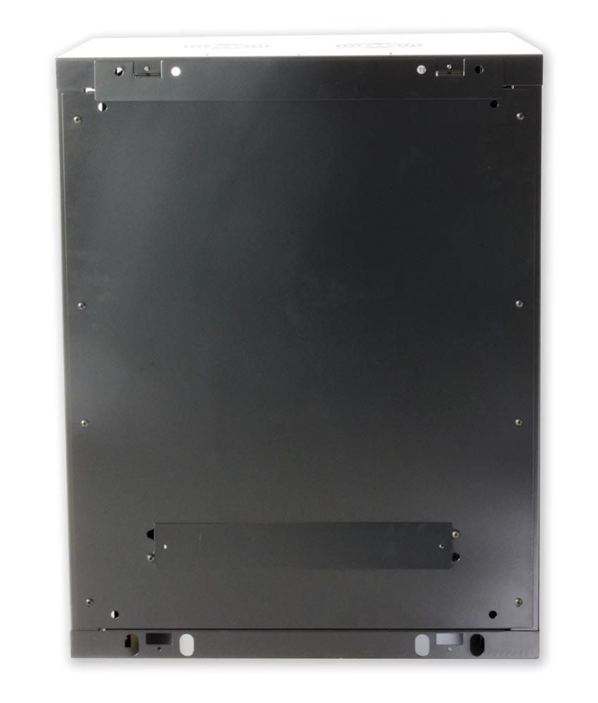 Armadio Rack 19'' a muro 15 unità sezione unica prof. 450mm Nero - Miniatura 5