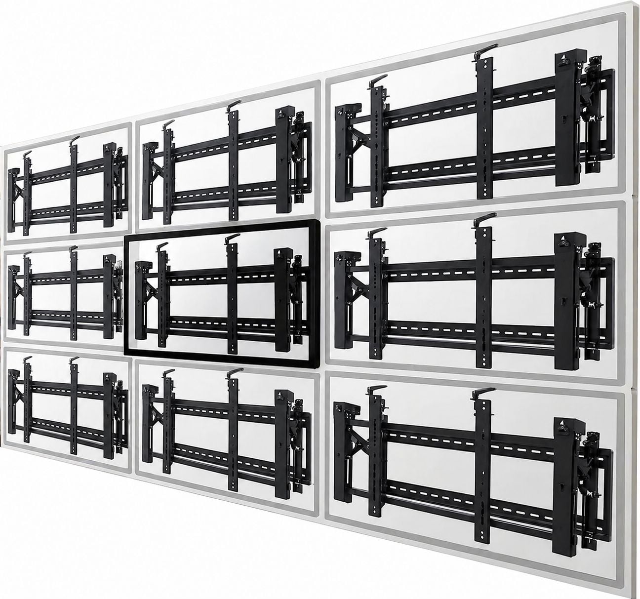 Supporto a Muro Video Wall Pop-Out Antifurto per TV LED LCD 45–70” - Miniatura 5