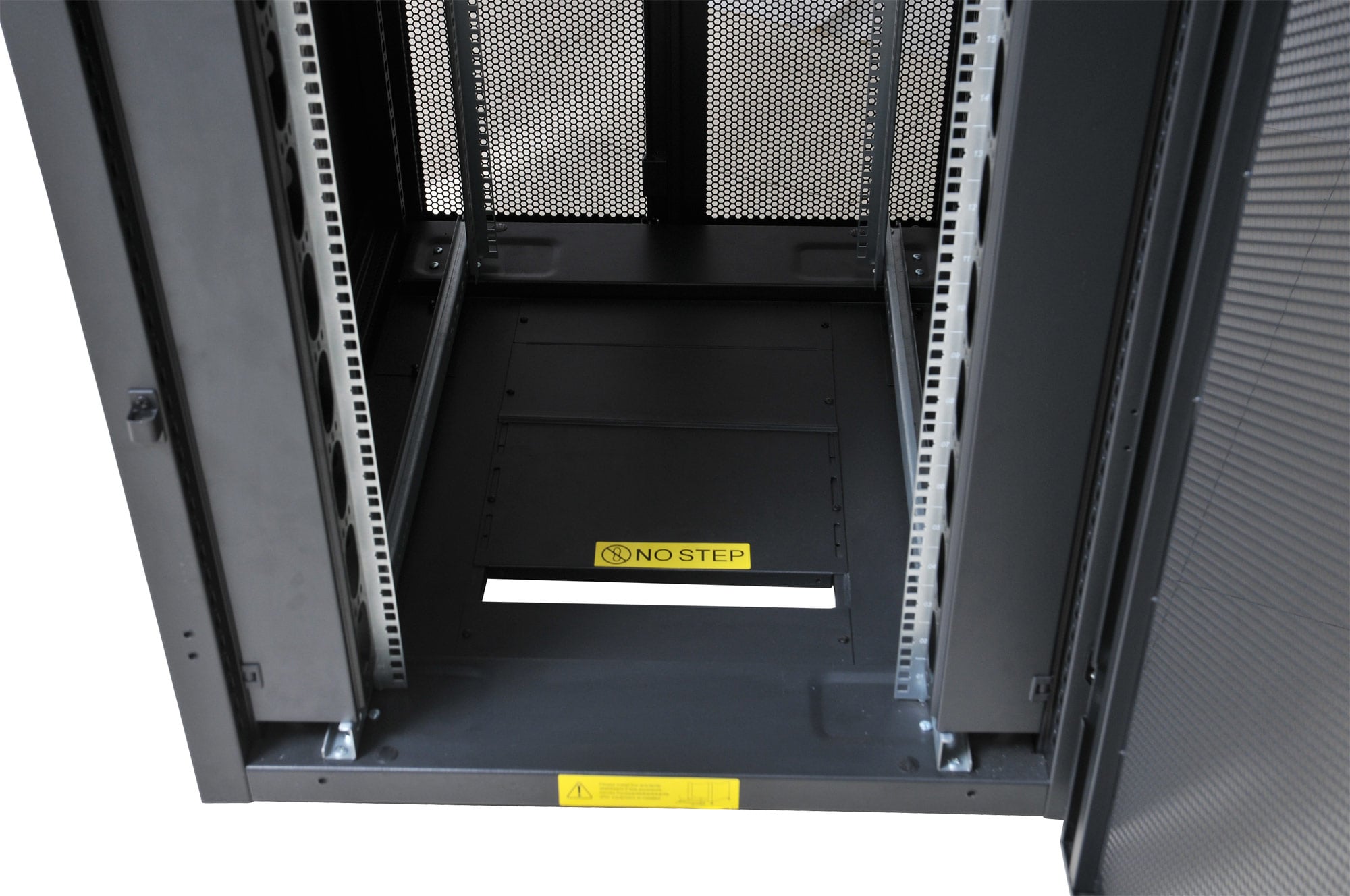 Armadio NetRack 19'' 600x1000 42 Unità Ventilato Nero da Assemblare - Miniatura 5
