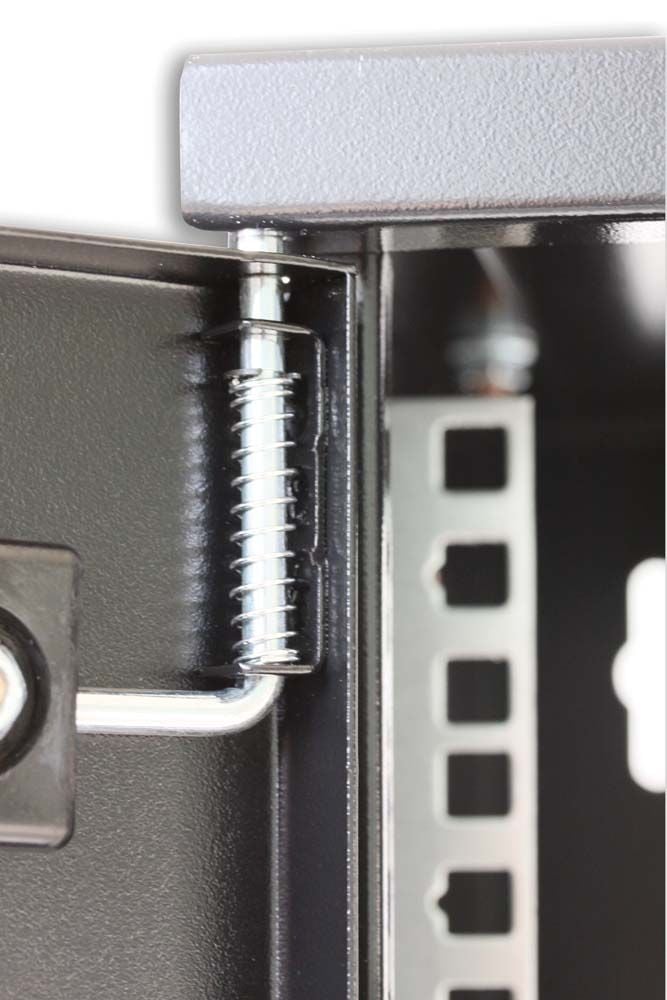 Armadio Rack 19'' a muro 10 unità prof. 400 Nero Assemblato - Miniatura 5