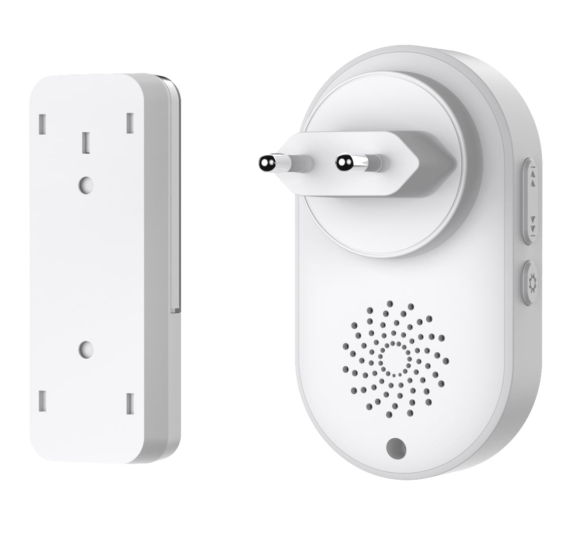 Kit Campanello Wireless fino a 180m con Pulsante IP56 Battery Free - Miniatura 5