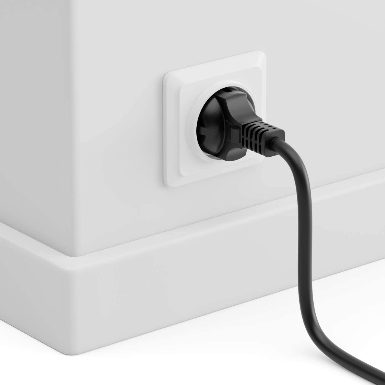Cavo alimentazione C13 F a schuko 3 m nero - Miniatura 5