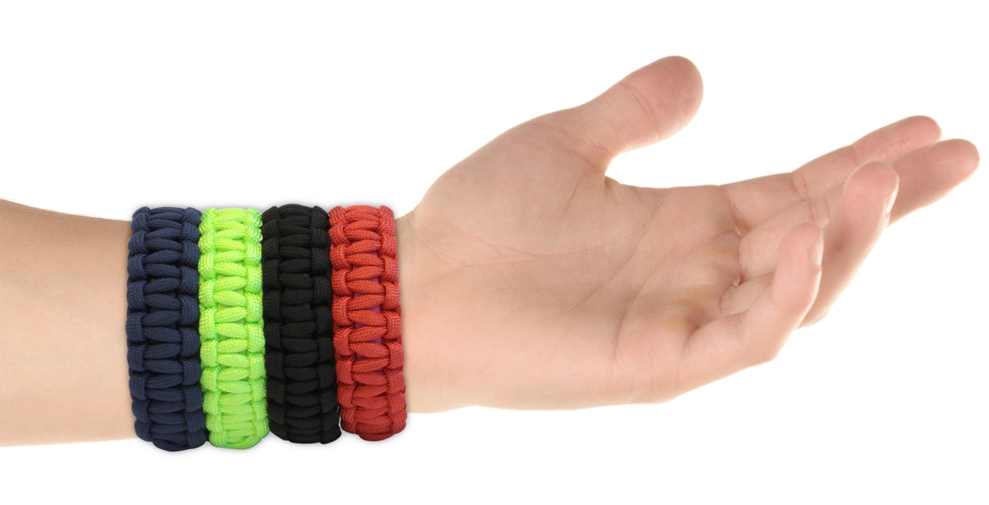 Bracciale Paracord con Micro USB Blu - Miniatura 6