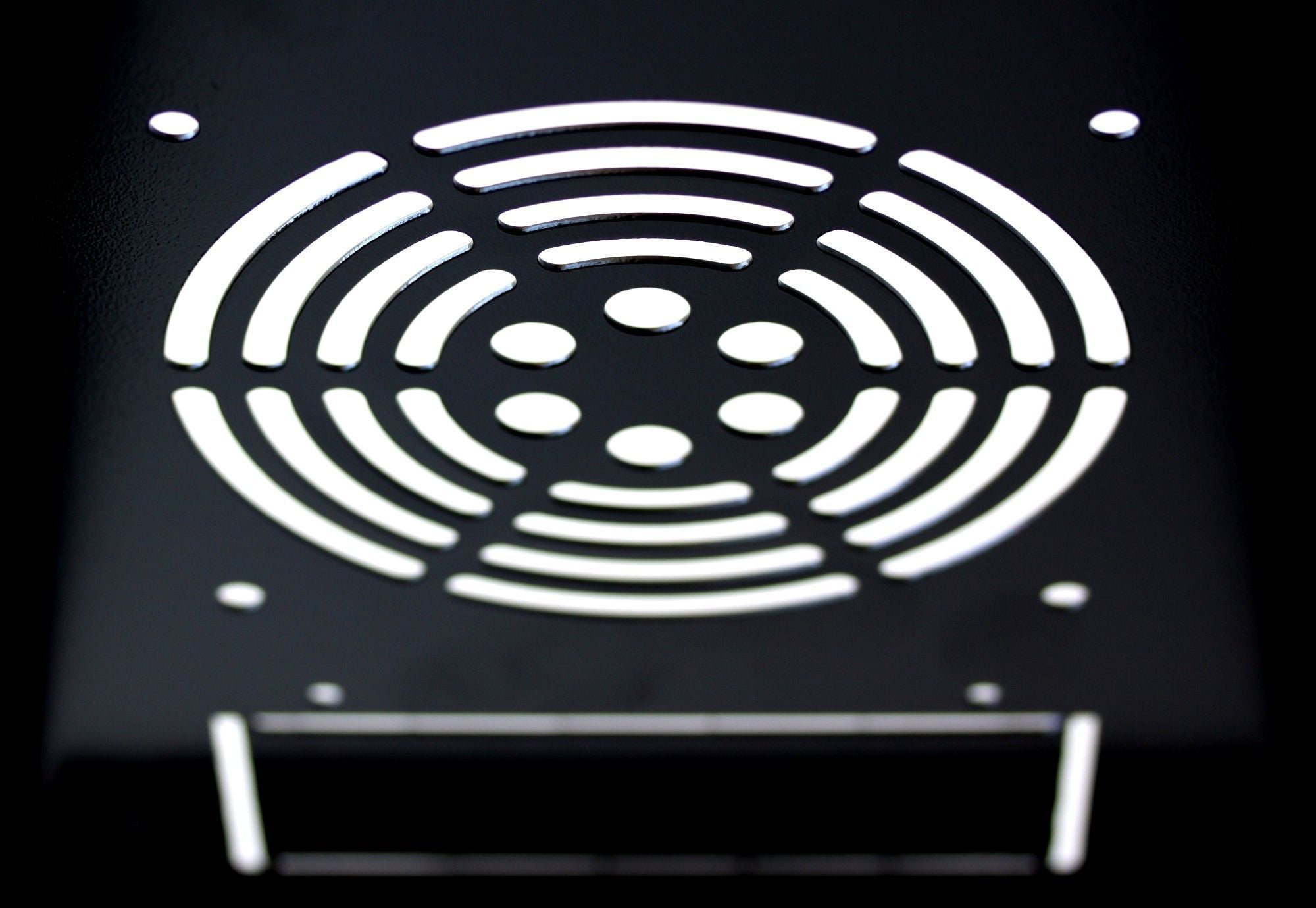Armadio Rack 10'' a muro 6 unità Porta Grigliata Nero - Miniatura 6