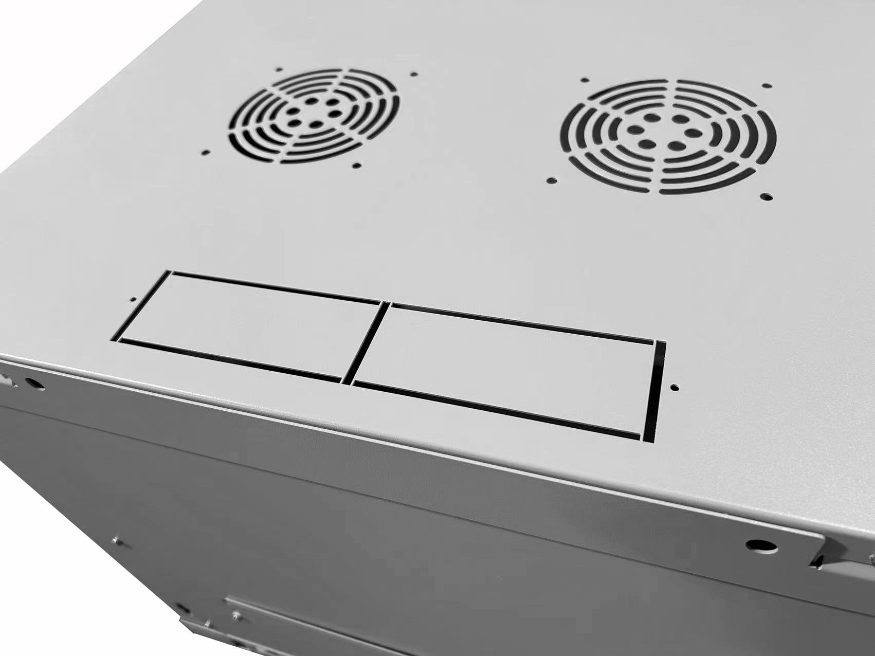 Armadio Rack 19'' a muro 20 unità sezione unica prof. 600 mm Grigio - Miniatura 6
