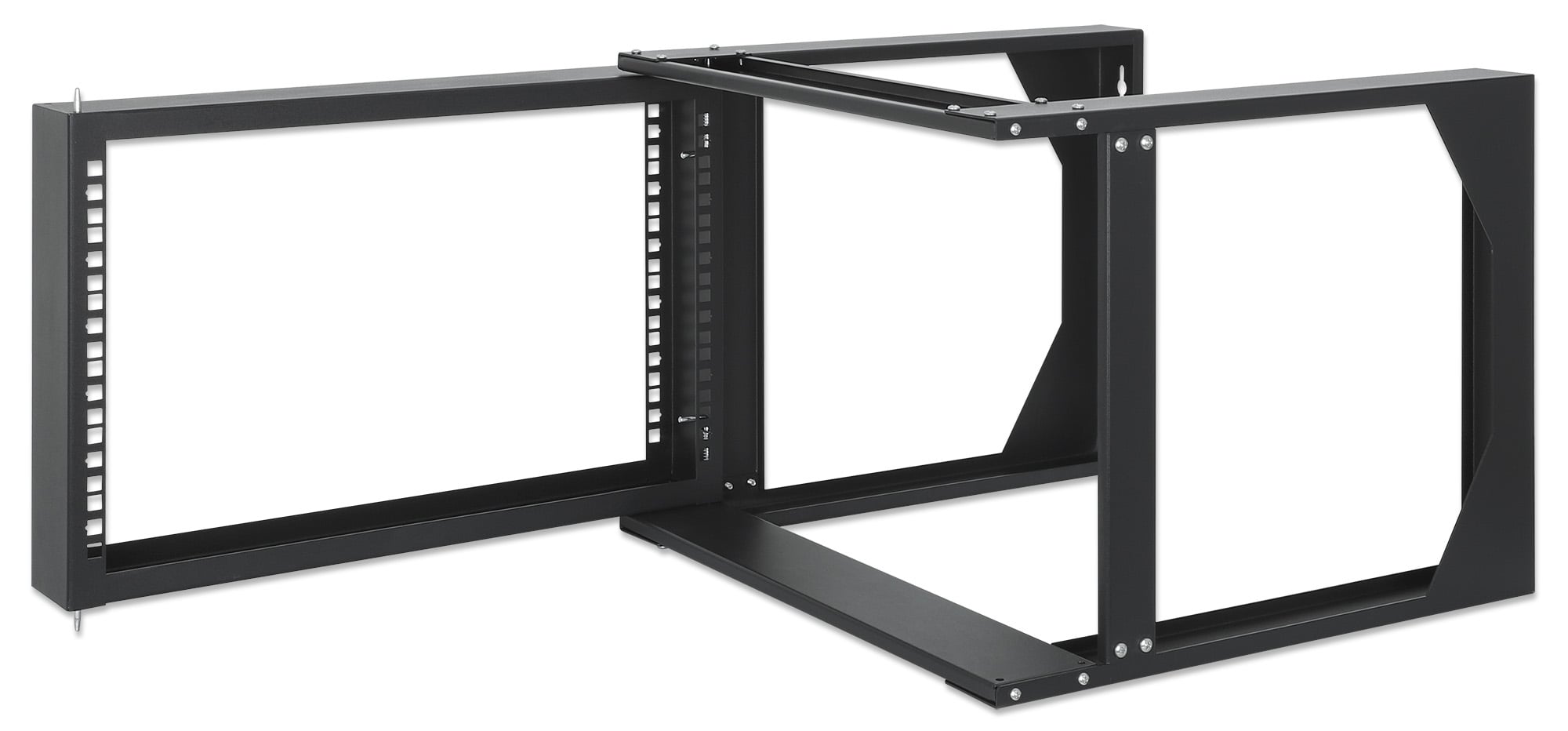 Armadio a Muro 19'' Open Frame 2 Montanti Flat Pack 6U - Miniatura 6