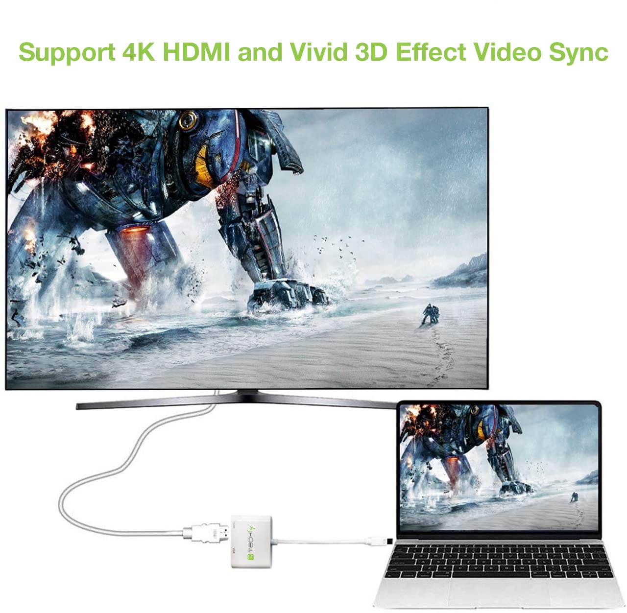 Adattatore Mini DisplayPort ad HDMI/VGA - Miniatura 6