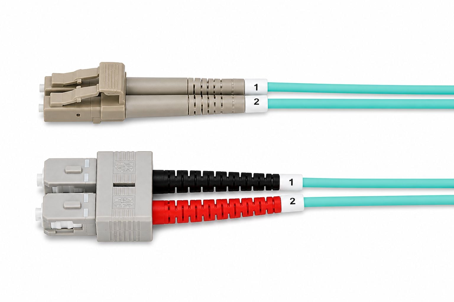 Cavo Fibra Ottica Multimodale OM3 SC/LC 50/125 3 m - Miniatura 6