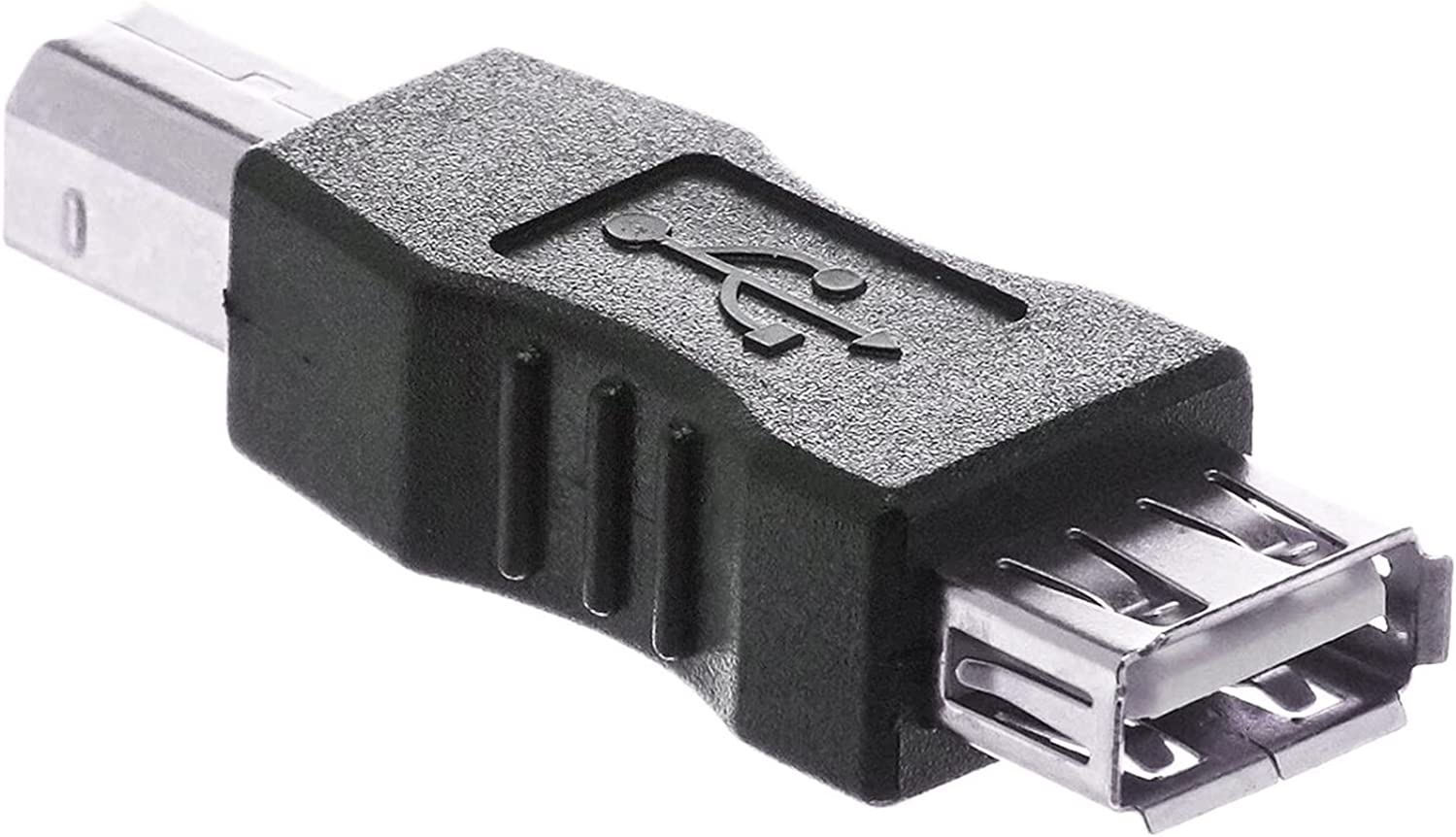 Adattatore Convertitore USB A Femmina USB B Maschio Nero - Miniatura 6