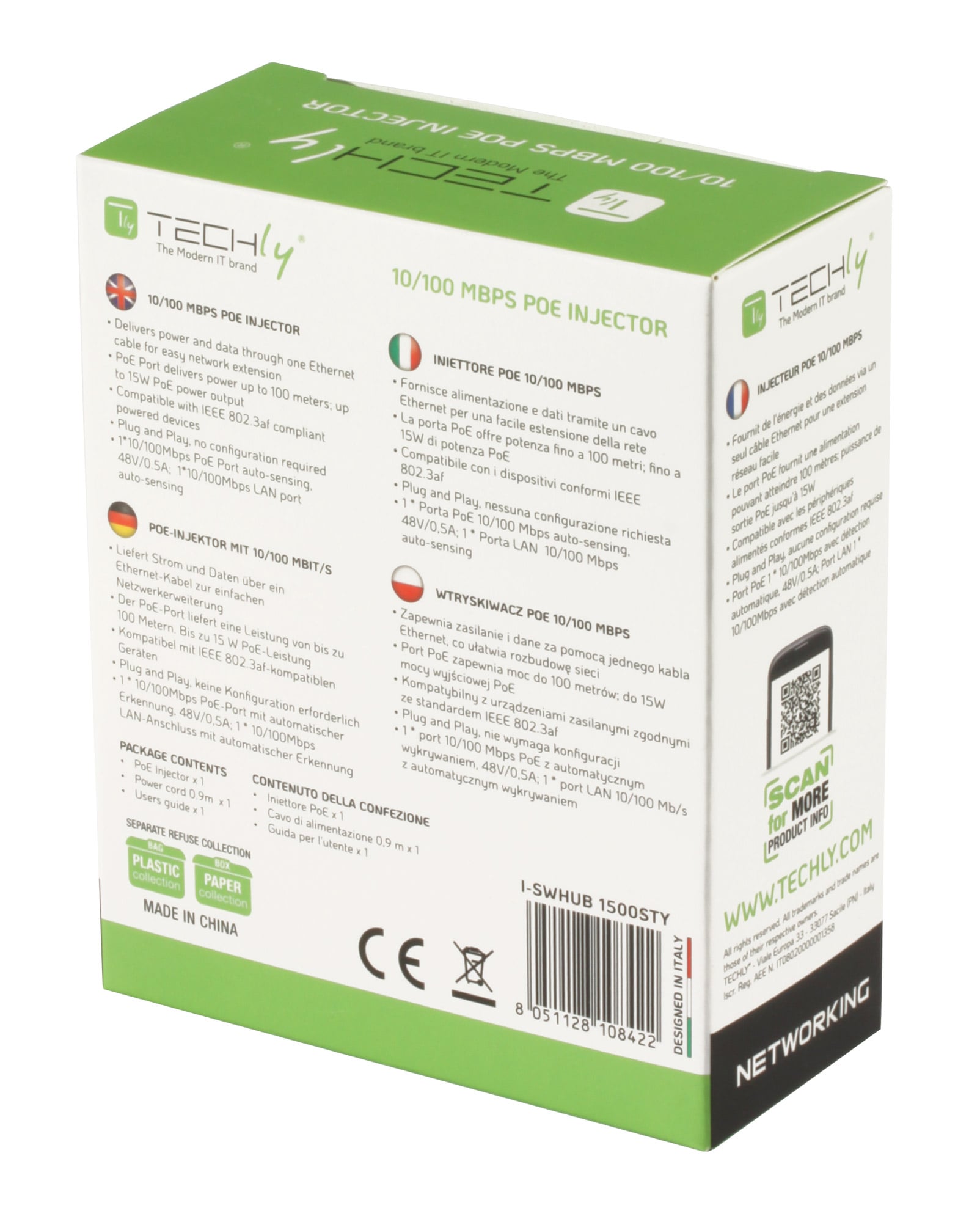 Iniettore PoE 10/100 Mbps - Miniatura 6
