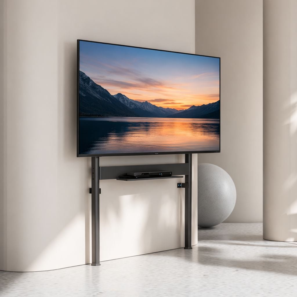 Supporto TV Slimfit Motorizzato da Parete con Altezza Regolabile per TV da 60-110'' con Telecomando - Miniatura 6