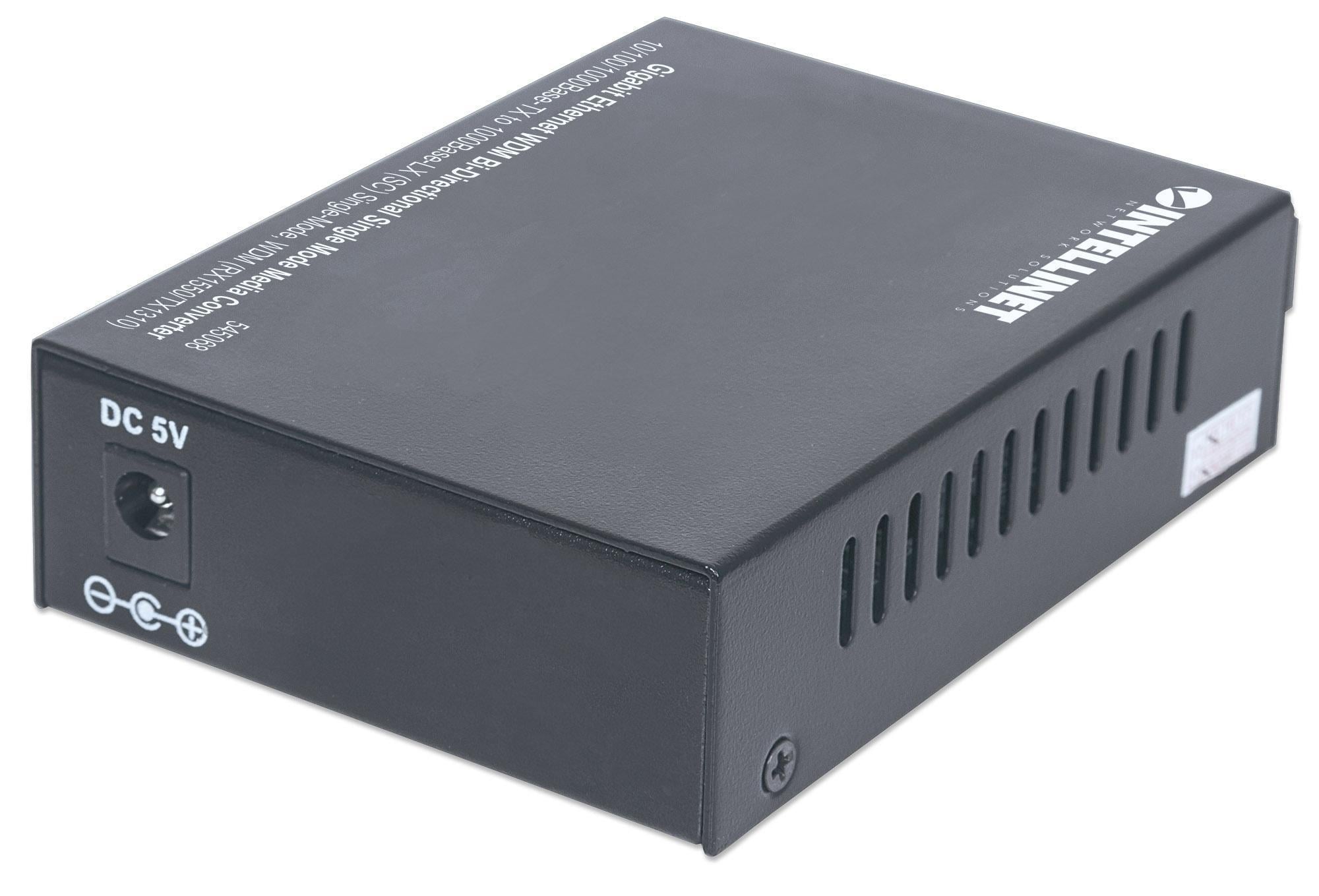 Media converter Gigabit Ethernet WDM Bidirezionale Single Mode RX1550/TX1310 - Miniatura 6