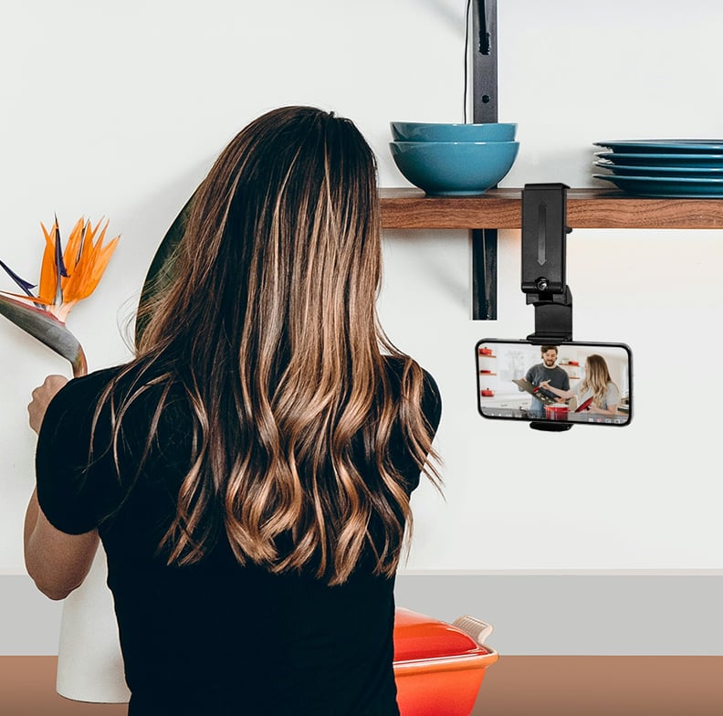 Supporto Porta Smartphone 4,7–6,9'' con Rotazione 360° Nero - Miniatura 6