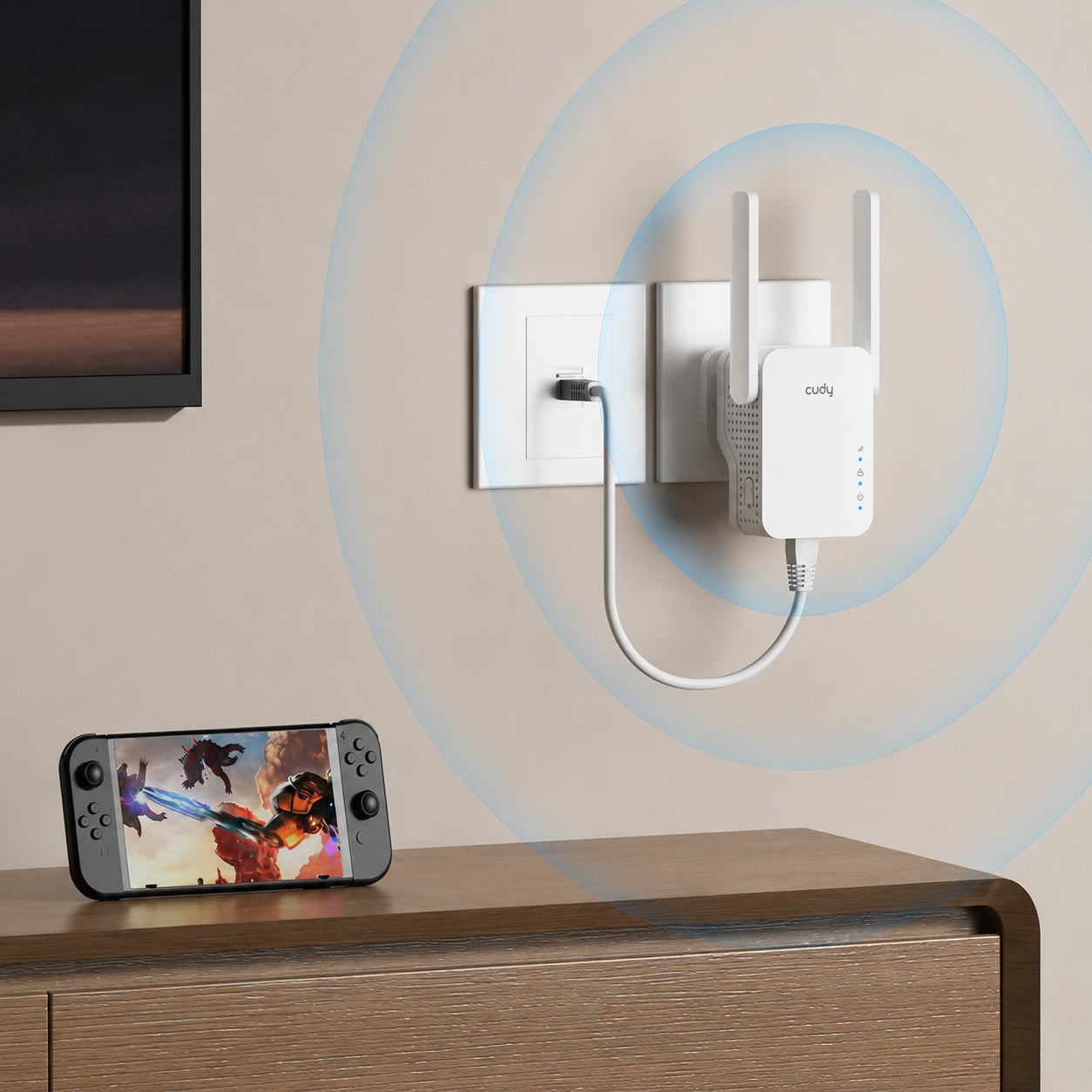 Extender WiFi 4 Booster Wireless N300, RE300 - Miniatura 6