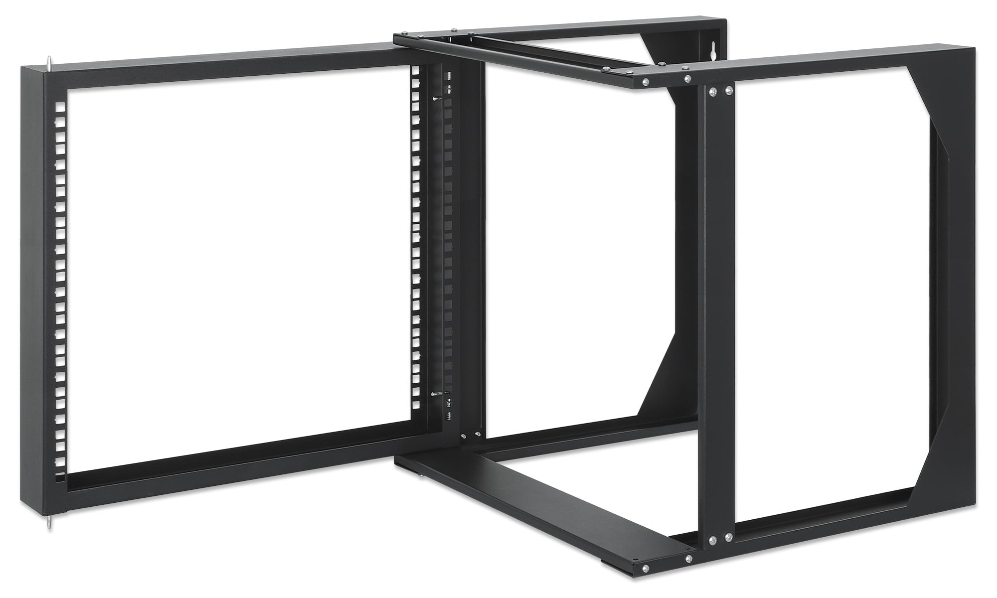 Armadio a Muro 19'' Open Frame 2 Montanti Flat Pack 9U - Miniatura 6