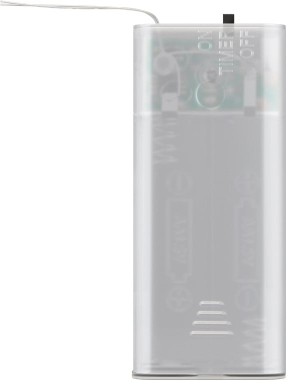 Stringa 10 LED con Clip Pacchetto Regalo per Appendere Foto IP20 con Timer - Miniatura 6