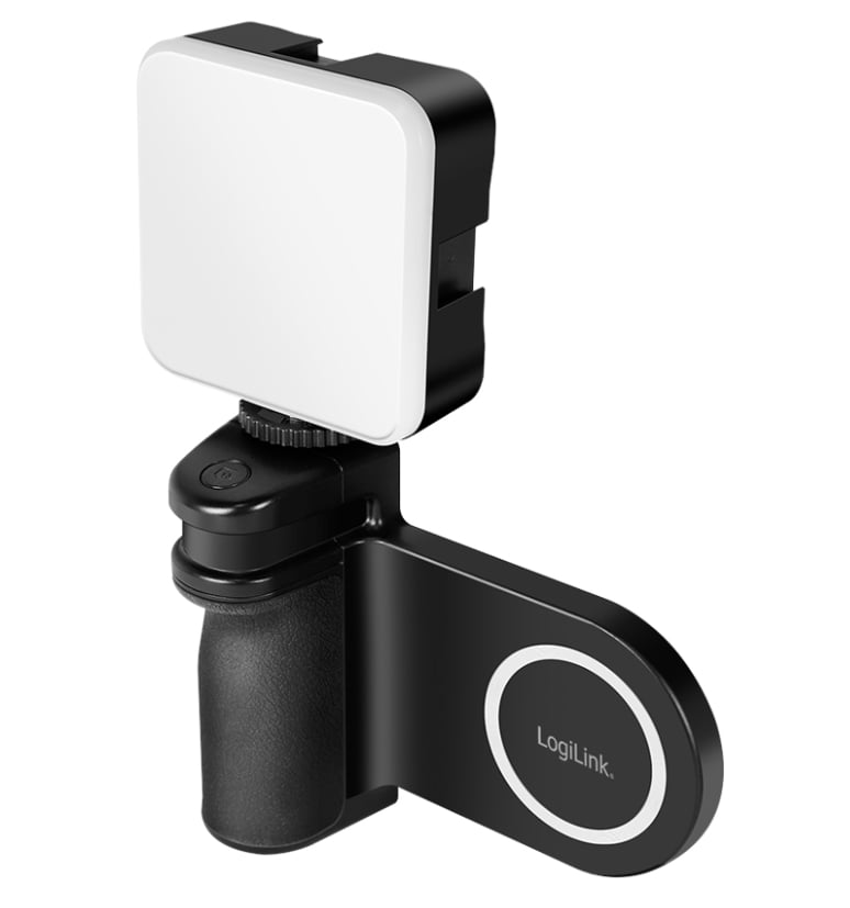 Impugnatura Magnetica per Smartphone con Telecomando Wireless e Luce a 3 Livelli di Luminosità - Miniatura 6