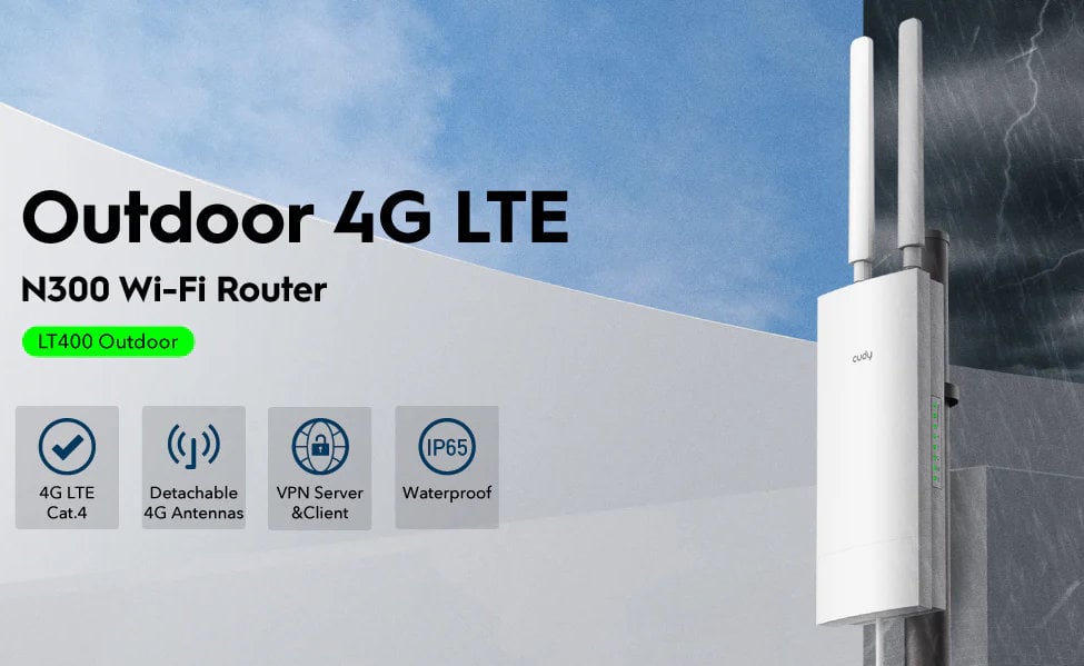 Router Wi-Fi 4G LTE Cat4 da Esterno, LT400 Outdoor - Miniatura 6