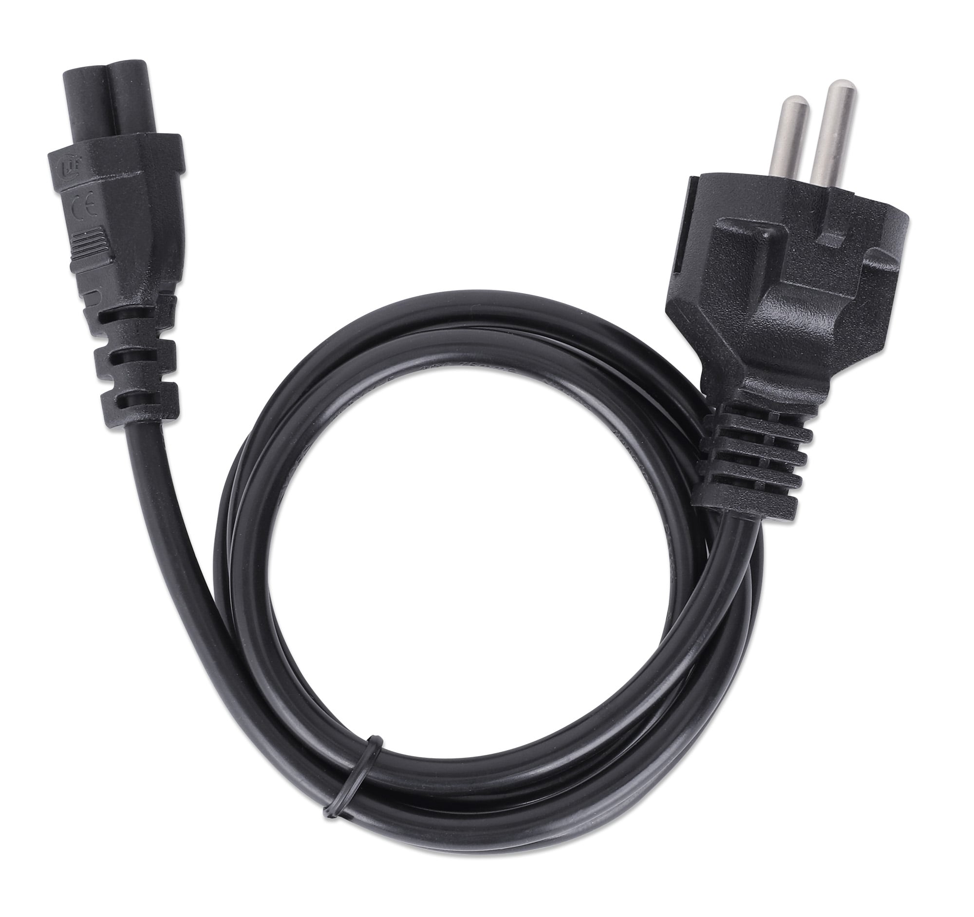 Cavo alimentazione C5 F a Schuko 1m nero - Miniatura 6