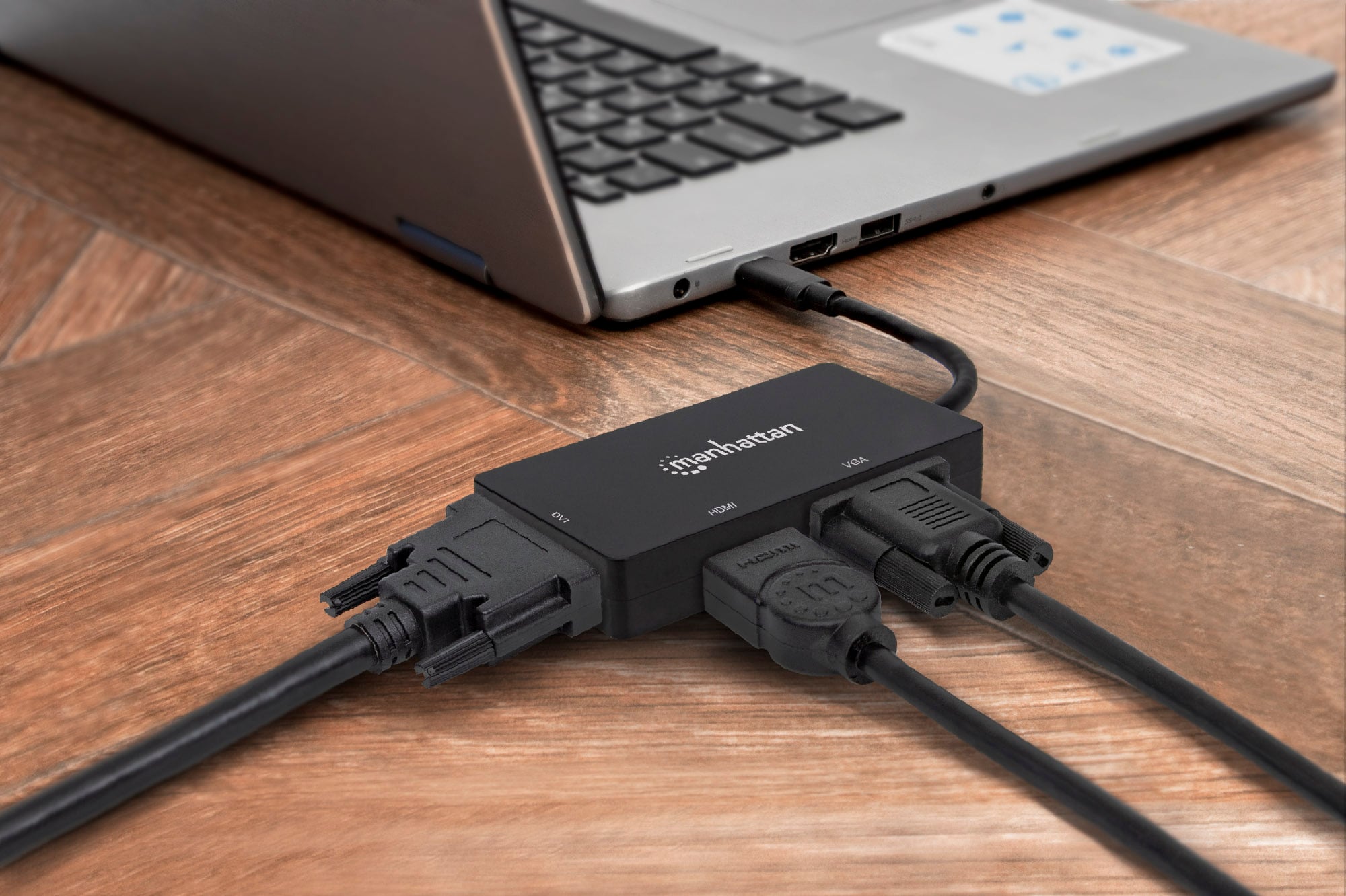 Convertitore Audio Video USB-C™ 3-in-1 Multiporta HDMI DVI VGA - Miniatura 6