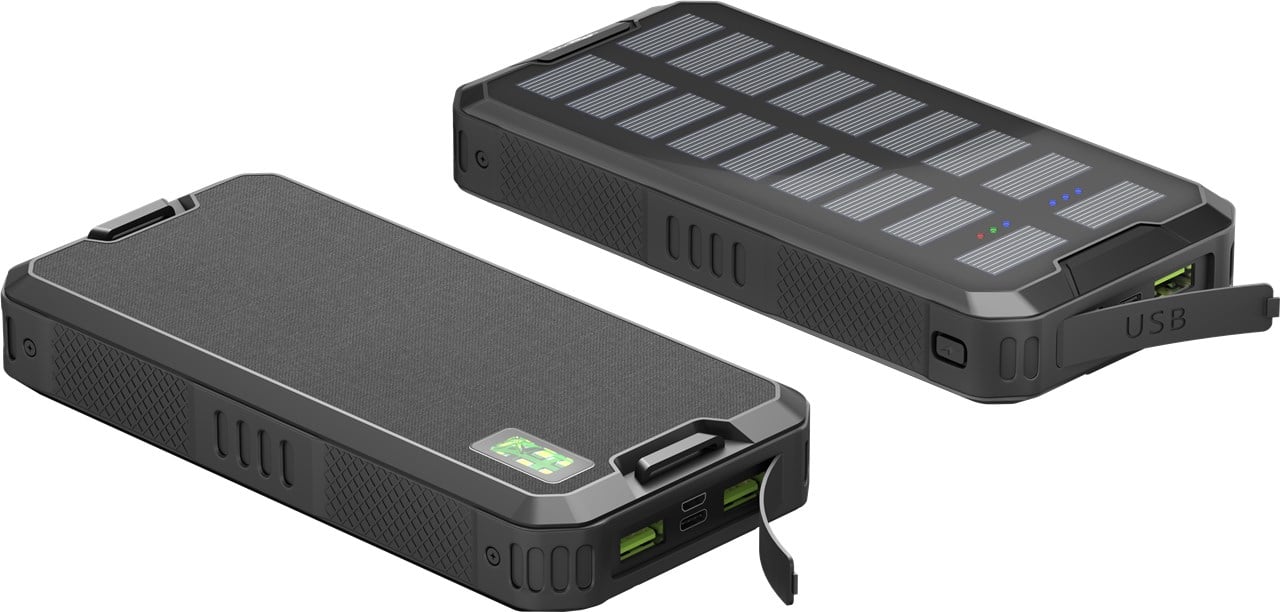 Caricabatterie a Ricarica Solare Rapida 20.000 mAh USB-C™ PD QC3.0 - Miniatura 6