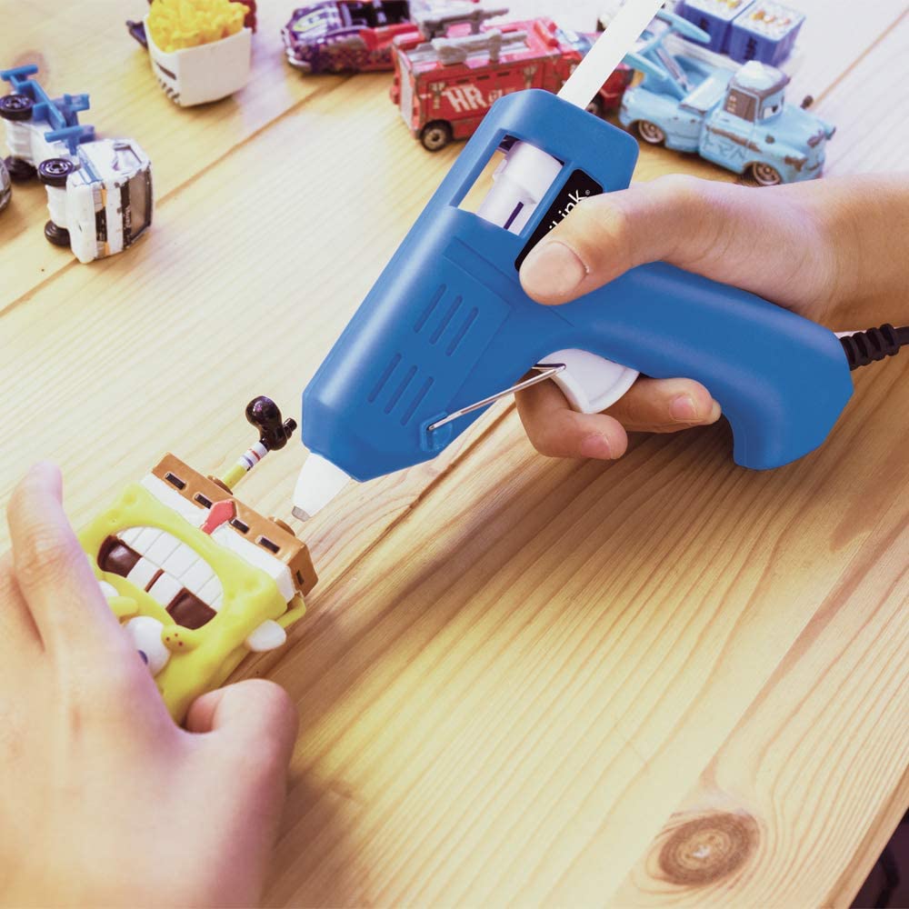 Mini pistola per Colla a Caldo, 10W, blu - Miniatura 6