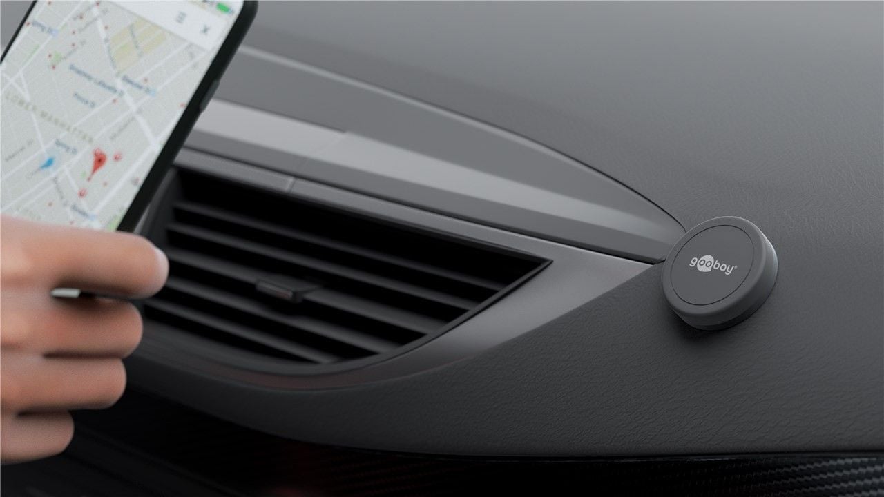 Supporto Magnetico Autoadesivo per Smartphone e Tablet Nero - Miniatura 6