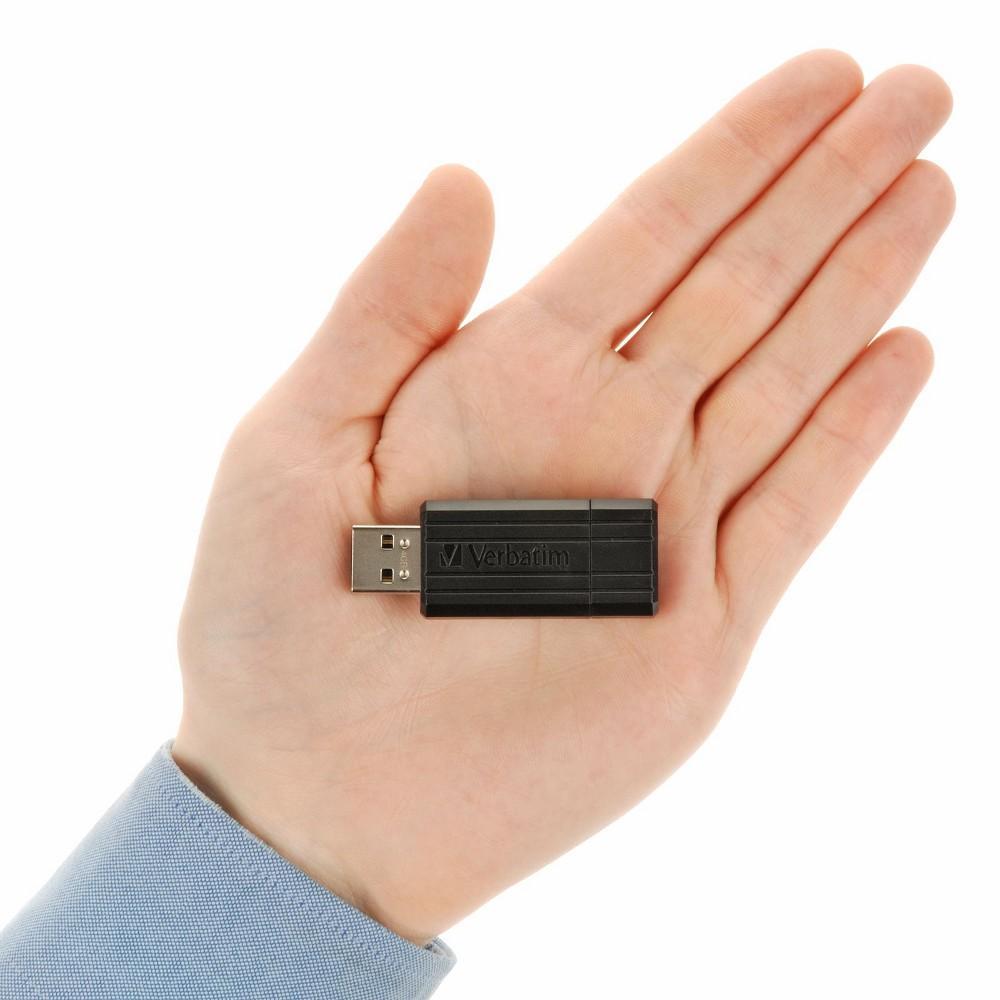 Memoria USB 2.0 PinStripe da 32Gb Colore Nero - Miniatura 6