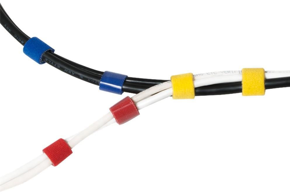 Rotolo di Feltro Adesivo Gestione cavi Lunghezza 4m Larghezza 16mm Nero - Miniatura 6