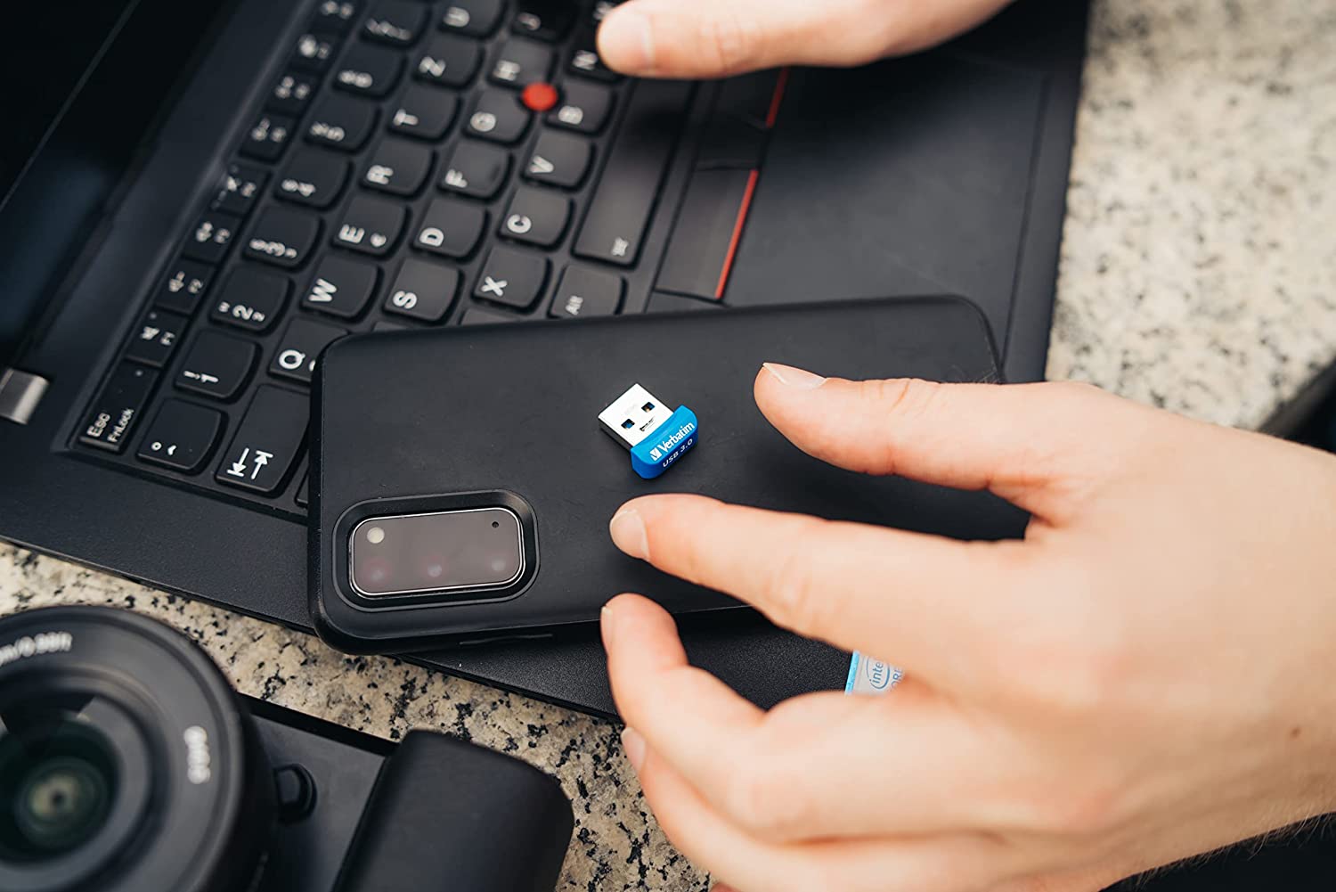 NANO Memoria USB 3.2 32GB Blu - Miniatura 6