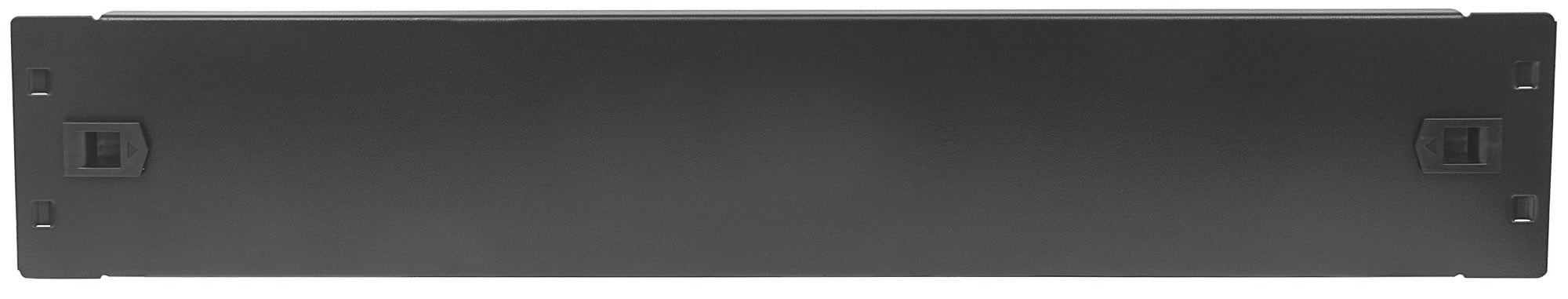 Pannello Cieco Toolless a Clip per Armadi Rack 19'' 2U Nero - Miniatura 6