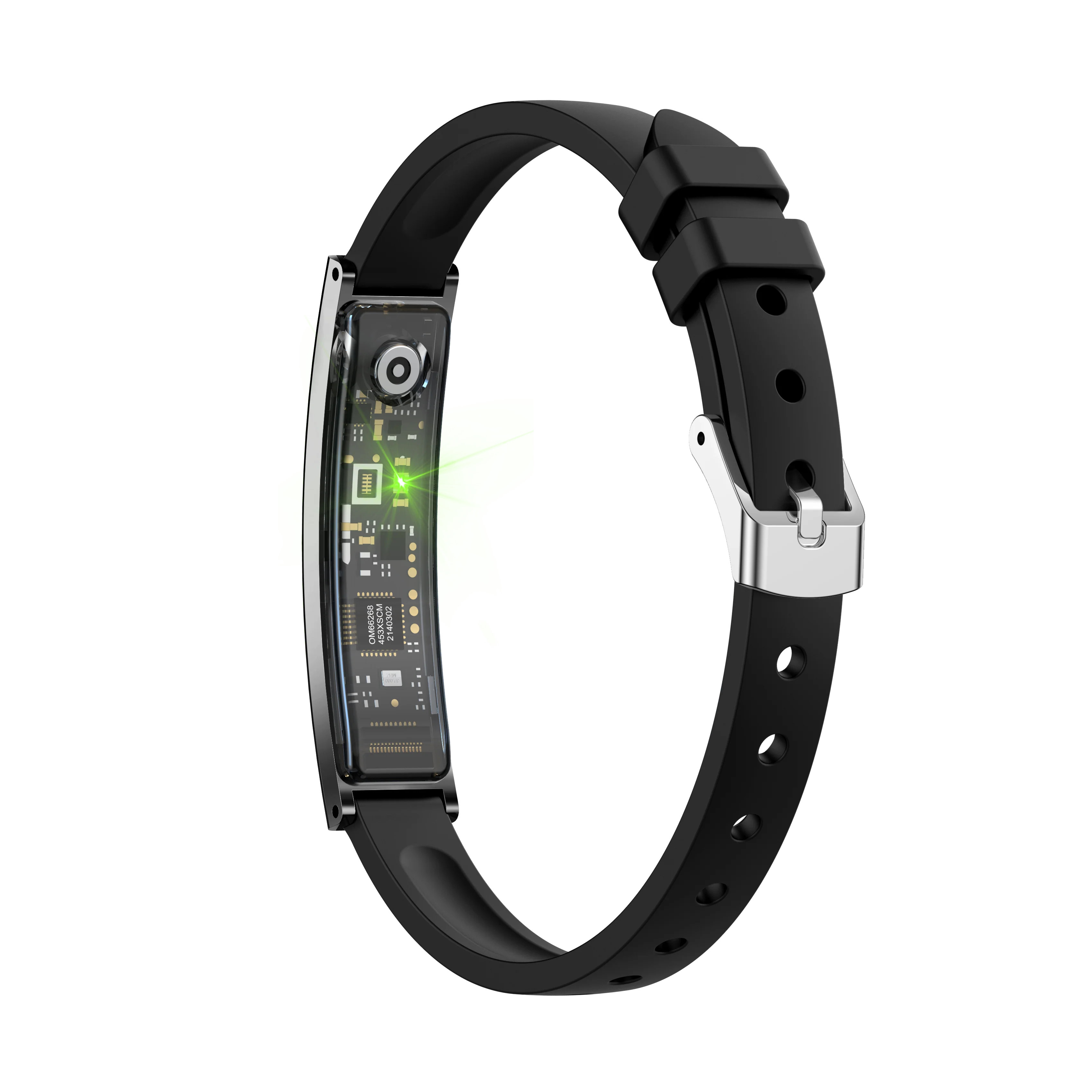Bracciale Smart Fitness Bluetooth 5.3, Nero - Miniatura 6