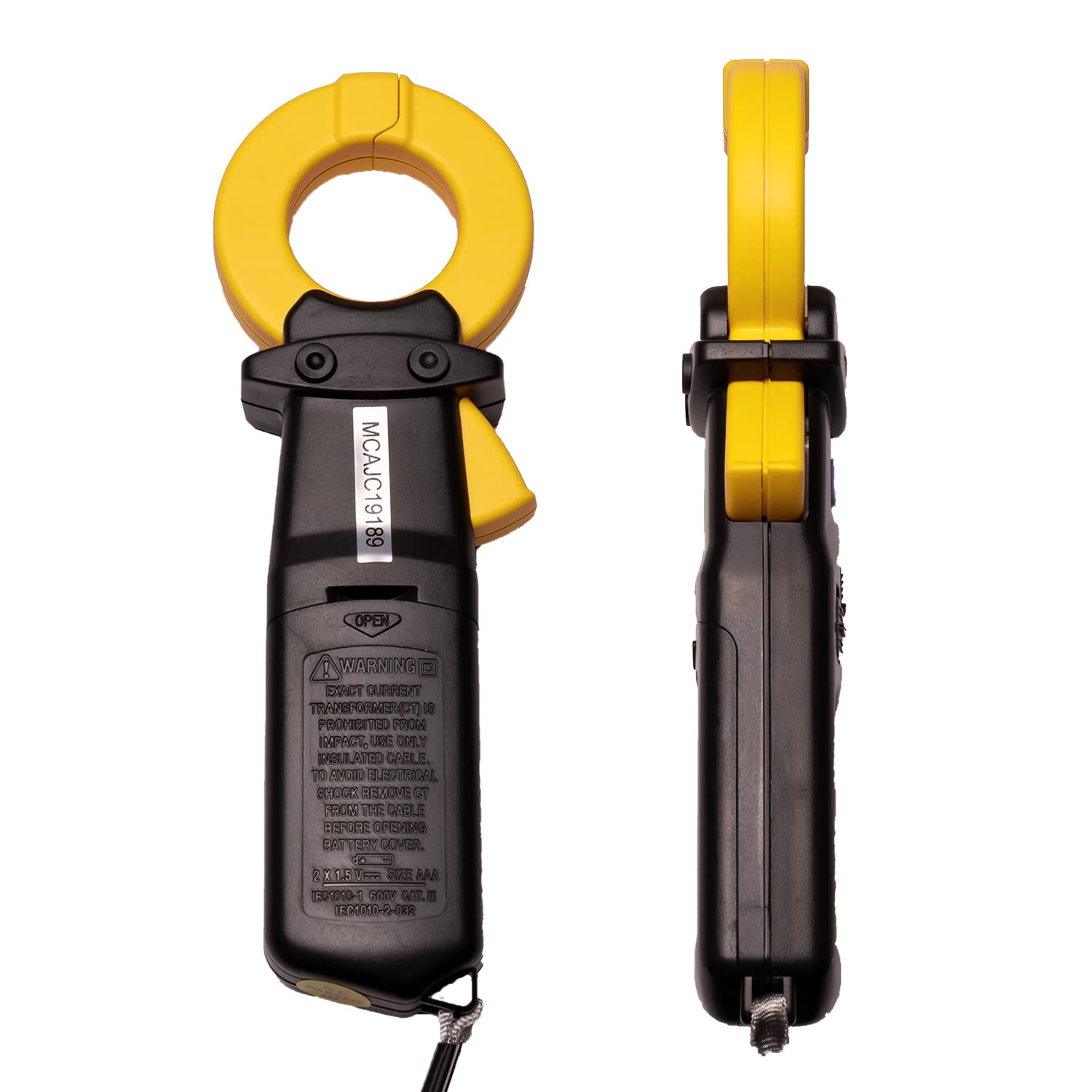Pinza Amperometrica Digitale AC 60A 2000 Counts CAT III 600V, KPS-PF10 - Miniatura 6