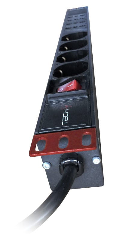 Multipresa 8 Posizioni da Rack 19'' con Interruttore Spina Italiana 1U - Miniatura 6