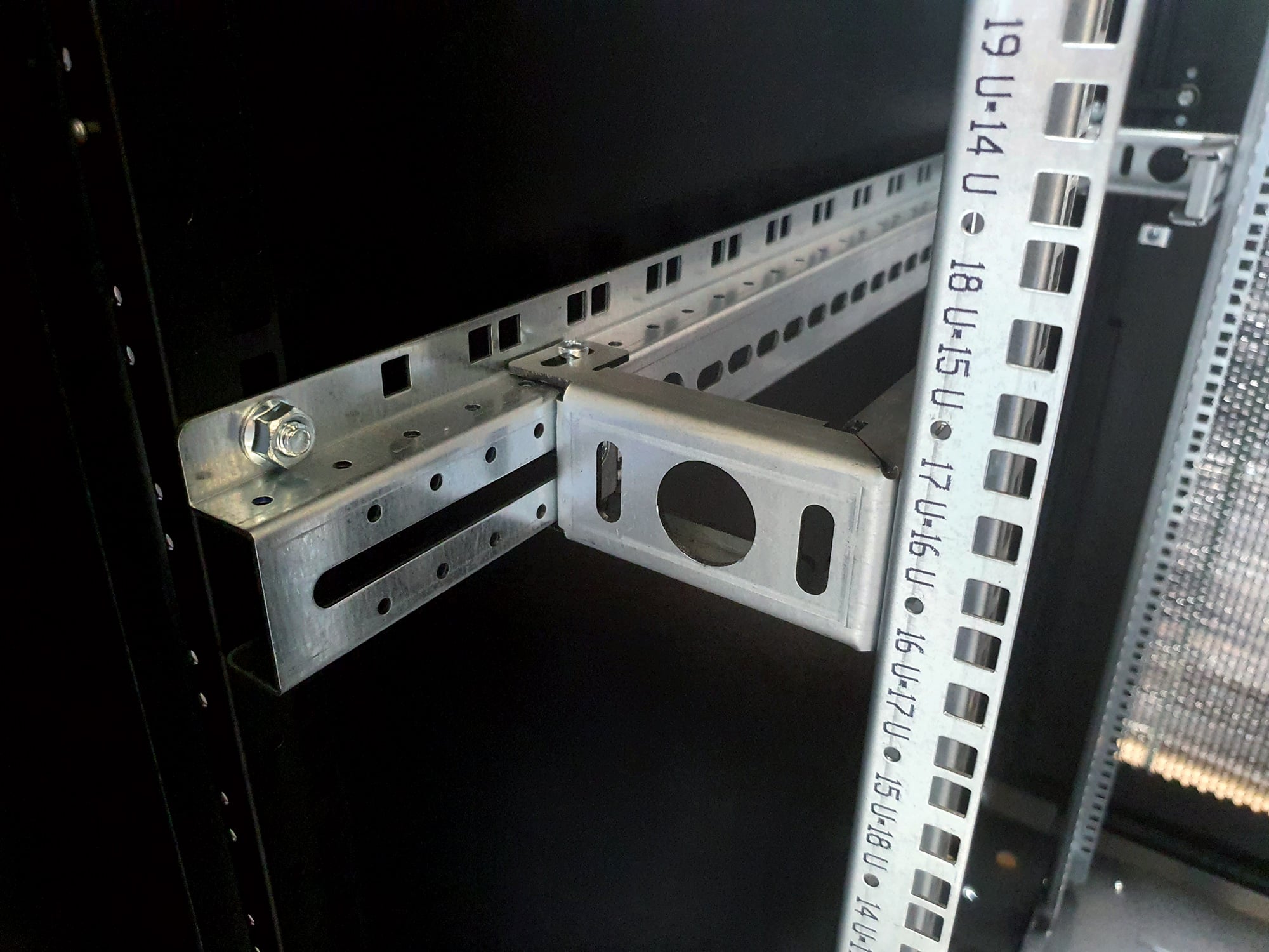 Armadio Server Rack 19'' 600x1000 26 Unità Nero serie Evolution - Miniatura 6