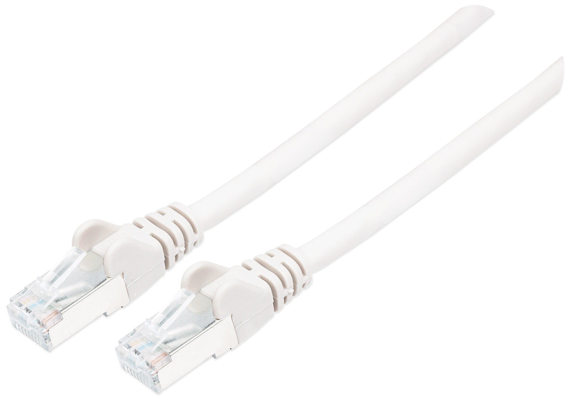 Cavo Patch Cat.7 Plug RJ45 6A S/FTP LSZH 0,5m Bianco - Immagine 1