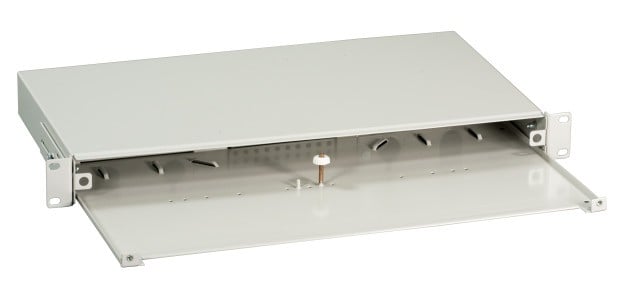 Box Ottico Versione Scorrevole 1U Senza Pannello Frontale Grigio - Immagine 1