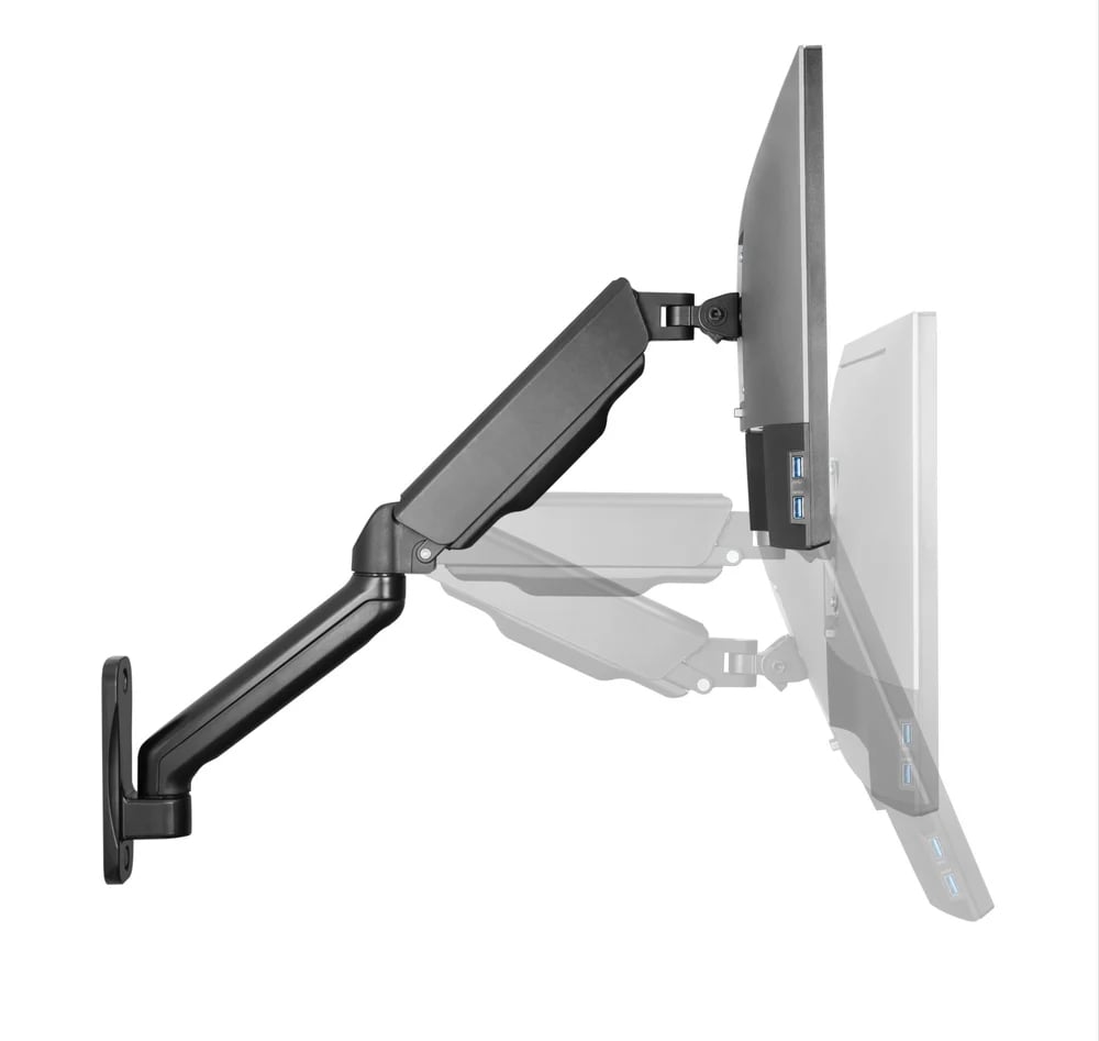 Supporto a Muro con Molla per TV 17-32'' Estensione 55,1 cm - Miniatura 7
