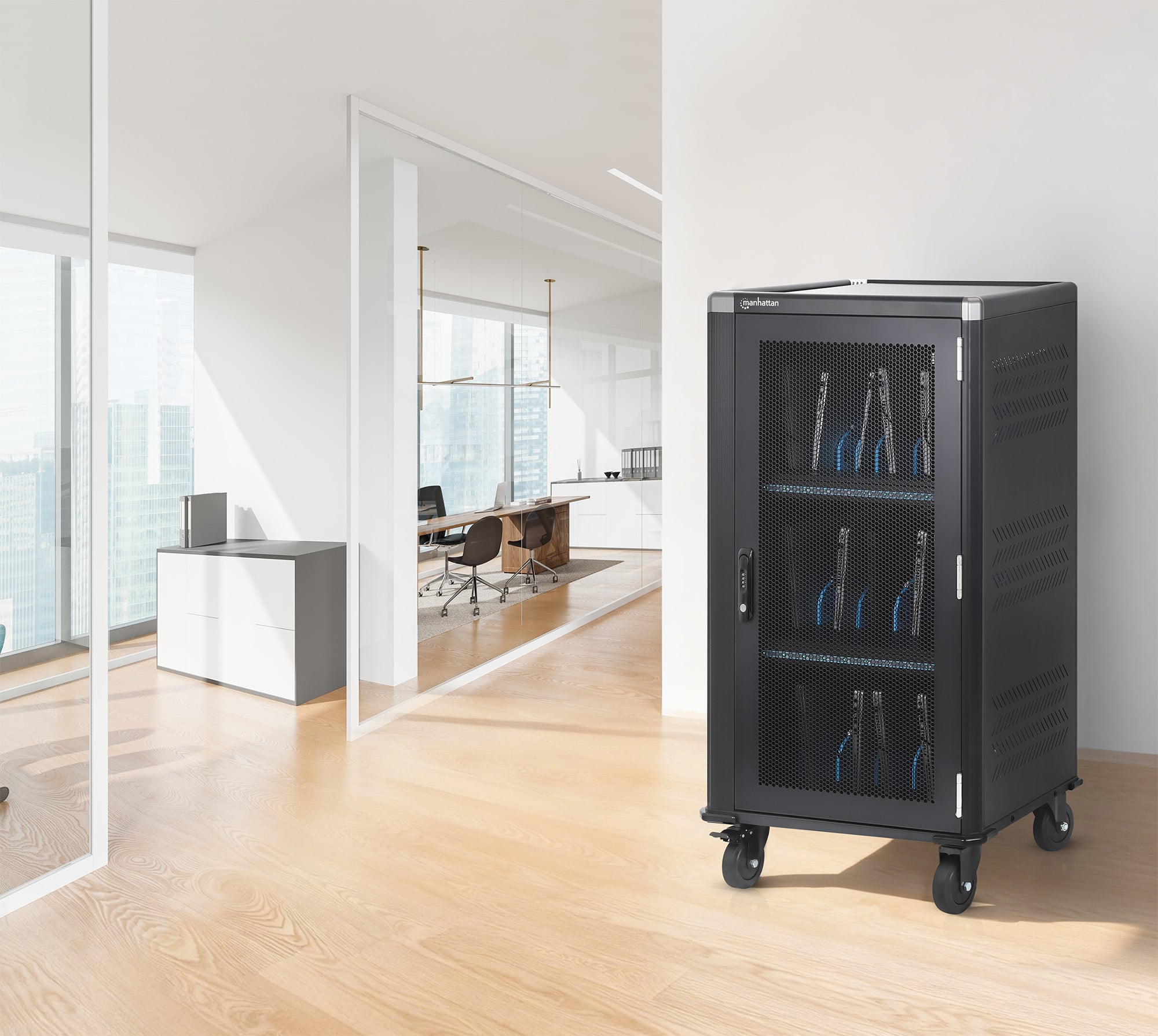 Carrello di ricarica USB-C™ 30 Porte - 1920 W - Miniatura 7