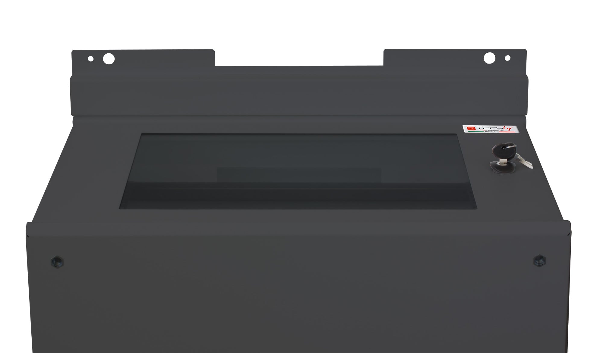 Armadio Rack 19'' ideale per Accumulatori Fotovoltaico 8U P600mm Nero - Miniatura 7