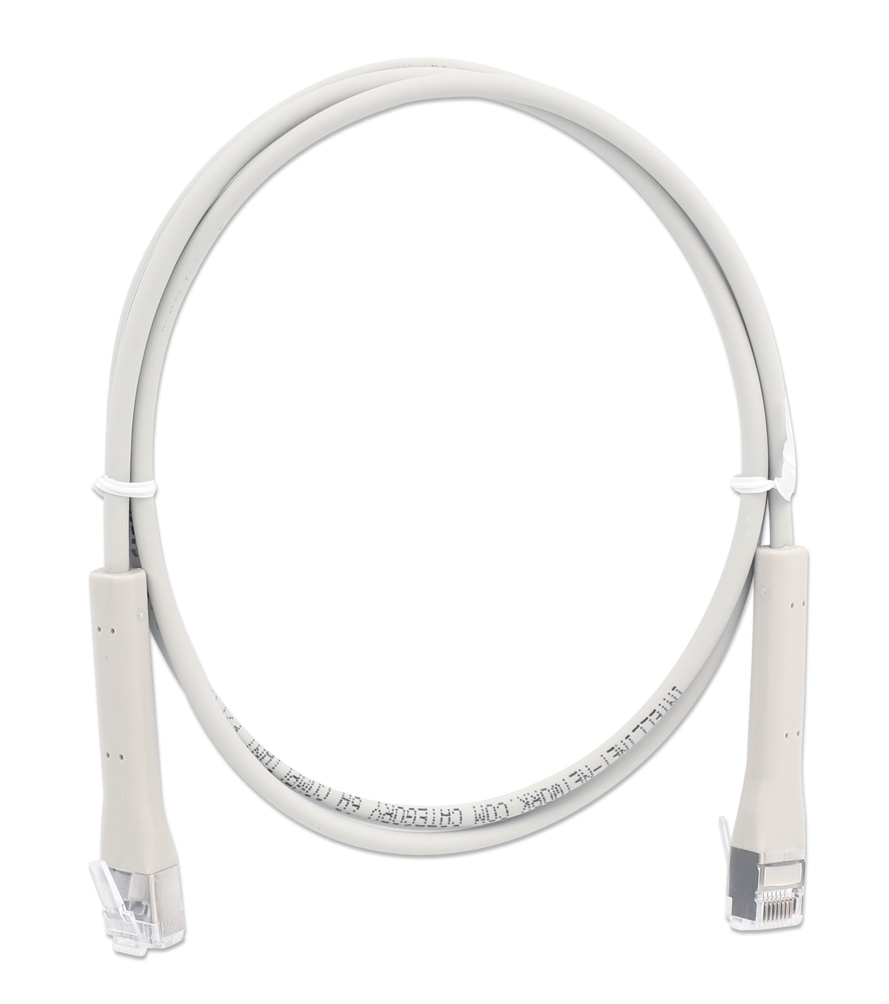Cavo di rete Patch in Rame Cat. 6A F/FTP Pieghevole FlexiBoot Slim Grigio 0,3 m - Miniatura 7