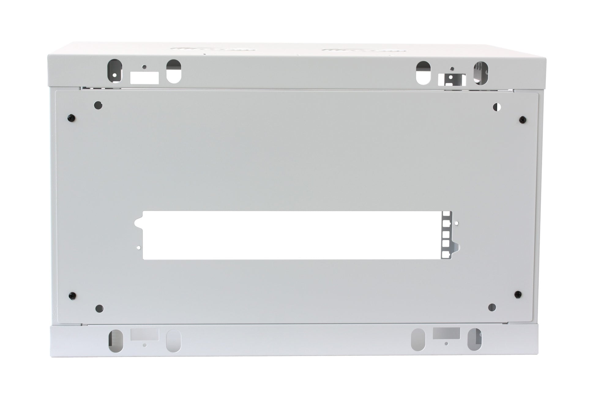 Armadio Rack 19'' a muro 6 unità sezione unica prof. 450mm Grigio - Miniatura 7